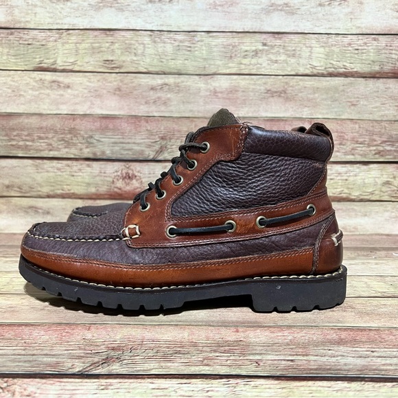 L.L. Bean Shoes Ll Bean Brown Leather Allagasha Chukka Boots Poshmark
